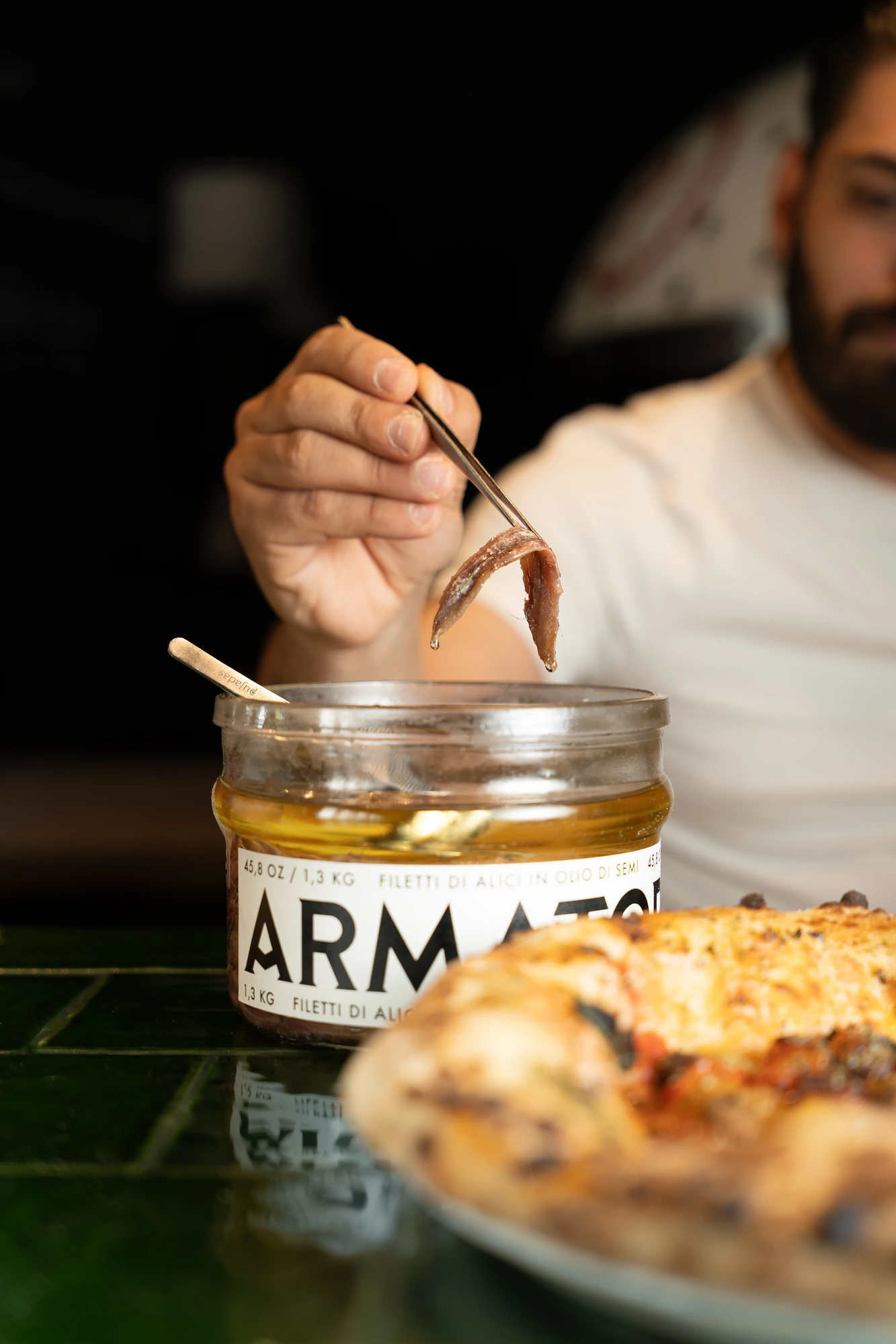 Anchoas de calidad, ingrediente importado de Italia